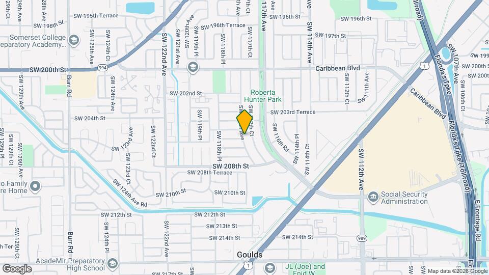 20501 SW 118th Ave Map and Location Details