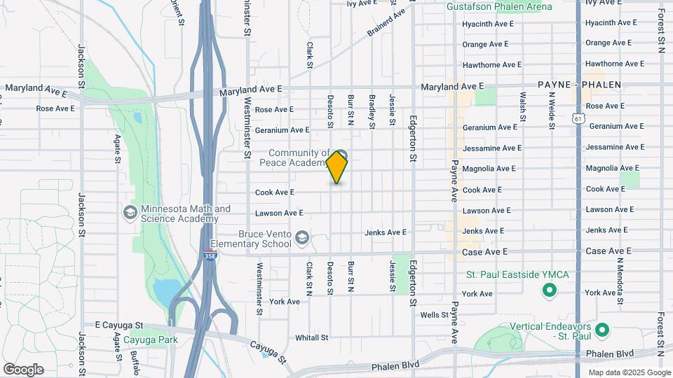 1054 Desoto St Map and Location Details