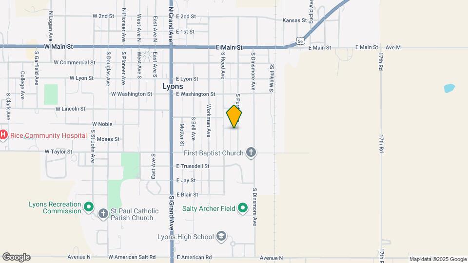 605 S Purdy Ave Mapa y Detalles de la Ubicación