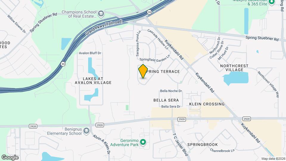 6815 Baron Gate Ct Mapa y Detalles de la Ubicación