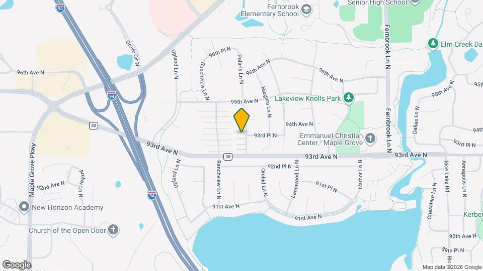 9355 Polaris Ln N Map and Location Details