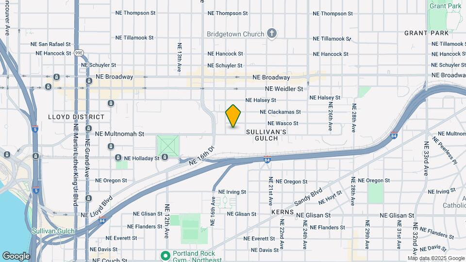 1727 NE Multnomah St Map and Location Details