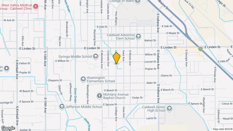 2709 College Ave Map and Location Details