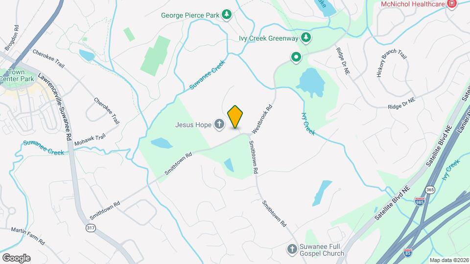 3606 Suwanee Creek Ct Map and Location Details