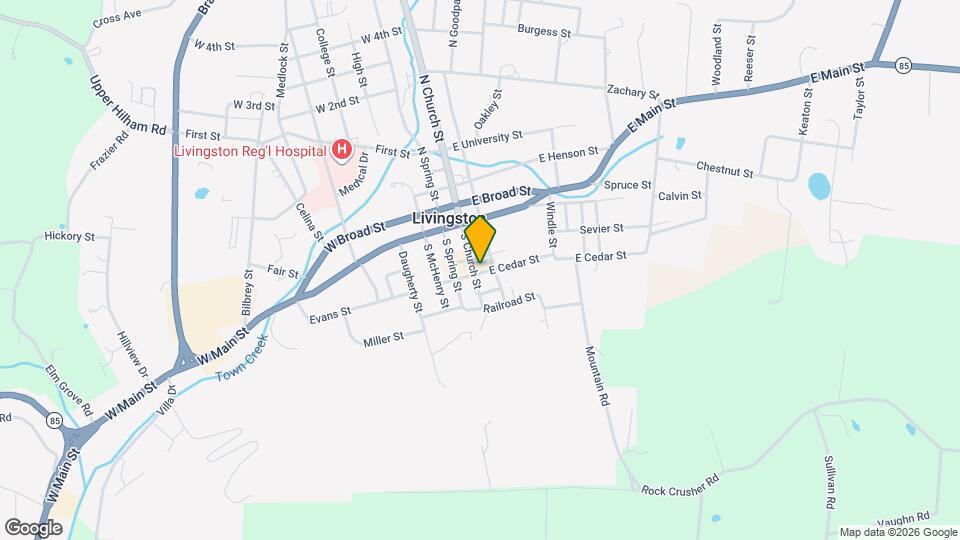 209 S Church St Map and Location Details