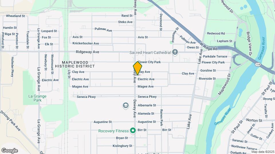 1442 Dewey Ave Mapa y Detalles de la Ubicación