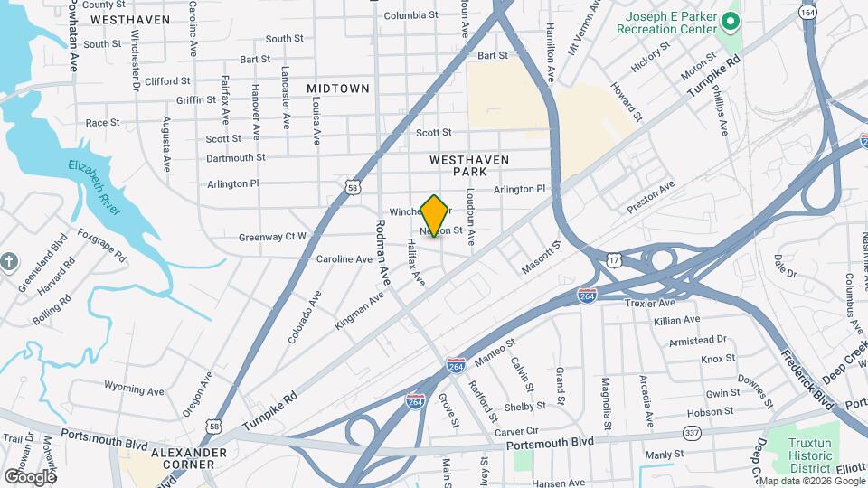 3502 Commonwealth Ave Map and Location Details