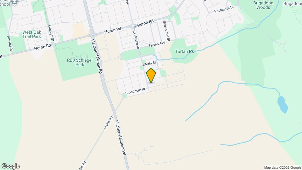 179 Broadacre Dr Map and Location Details