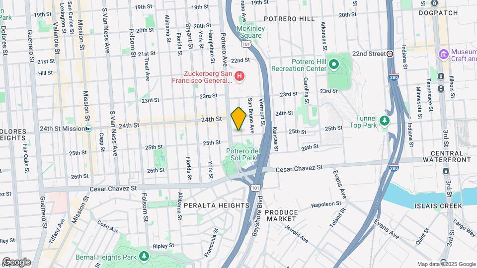 1390-1394 Utah St Map and Location Details
