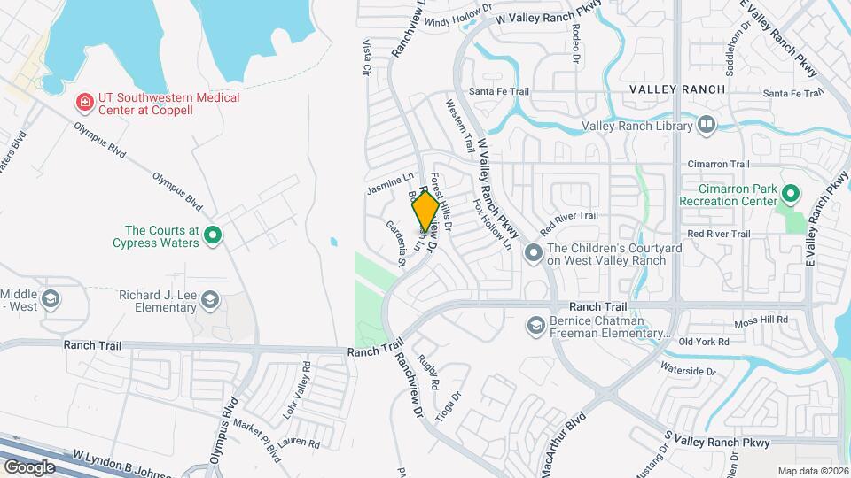 9028 Bottlebrush Ln Map and Location Details