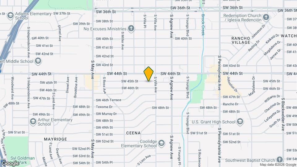 2520 SW 45th St Map and Location Details