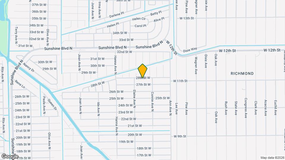 2611 28th St W Mapa y Detalles de la Ubicación