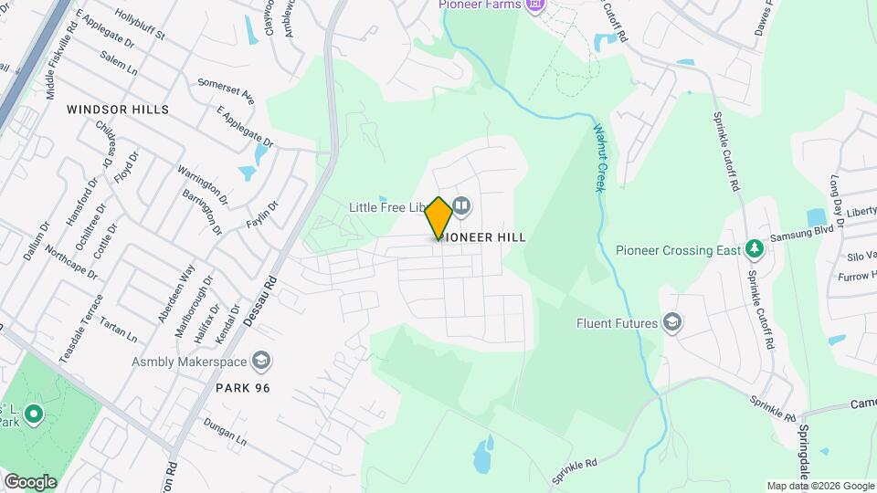 10604 Tildon Ave Map and Location Details