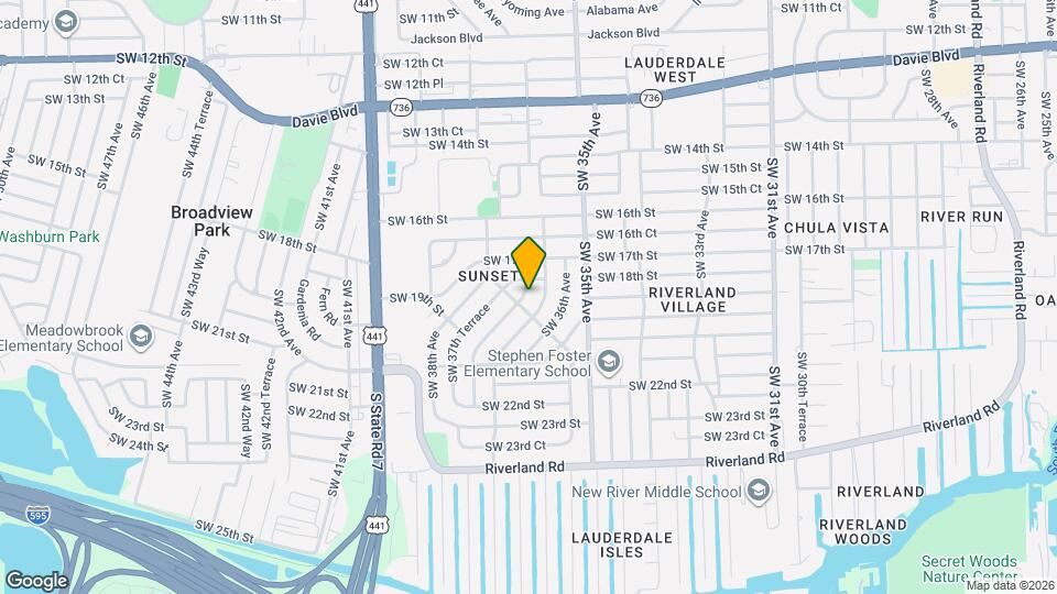 1848 SW 37th Ave Mapa y Detalles de la Ubicación