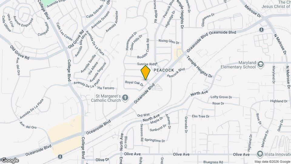 4583 Beverly Glen Dr Map and Location Details