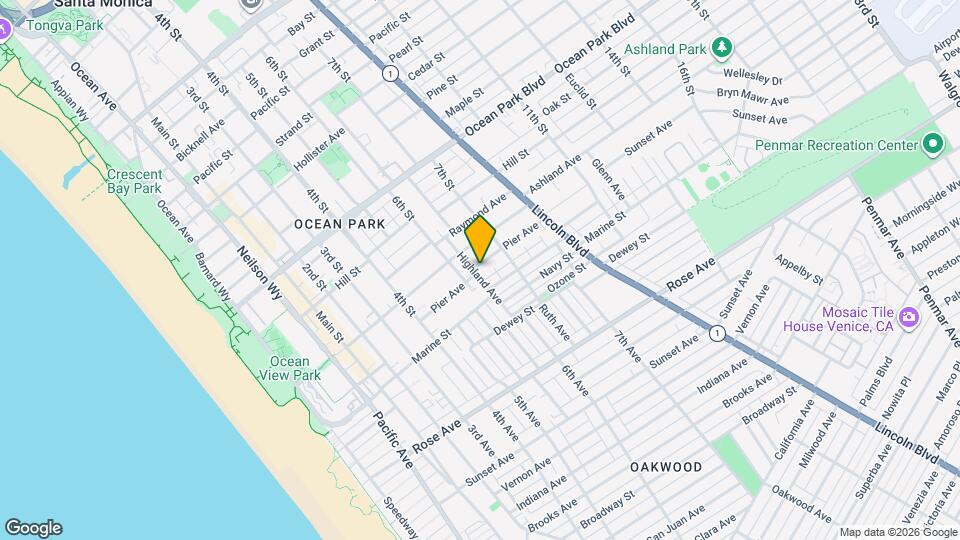 3001 Highland Ave Map and Location Details