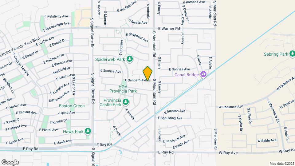 4750 S Antonio Map and Location Details