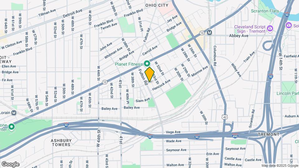 3409 Chatham Ave Mapa y Detalles de la Ubicación