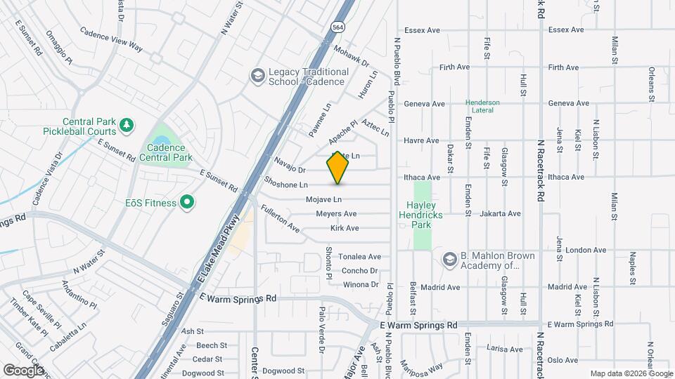 230 Shoshone Ln Map and Location Details