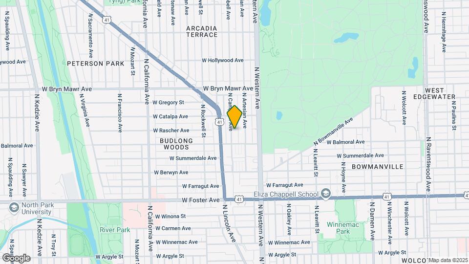 5425 N Campbell Ave, Unit 1S Map and Location Details