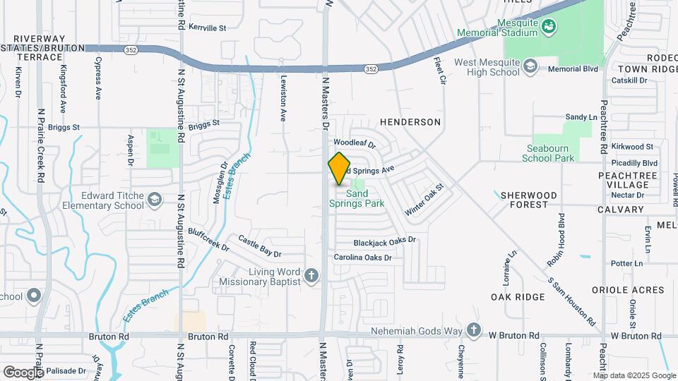 10204 Oak Terrace Cir Map and Location Details