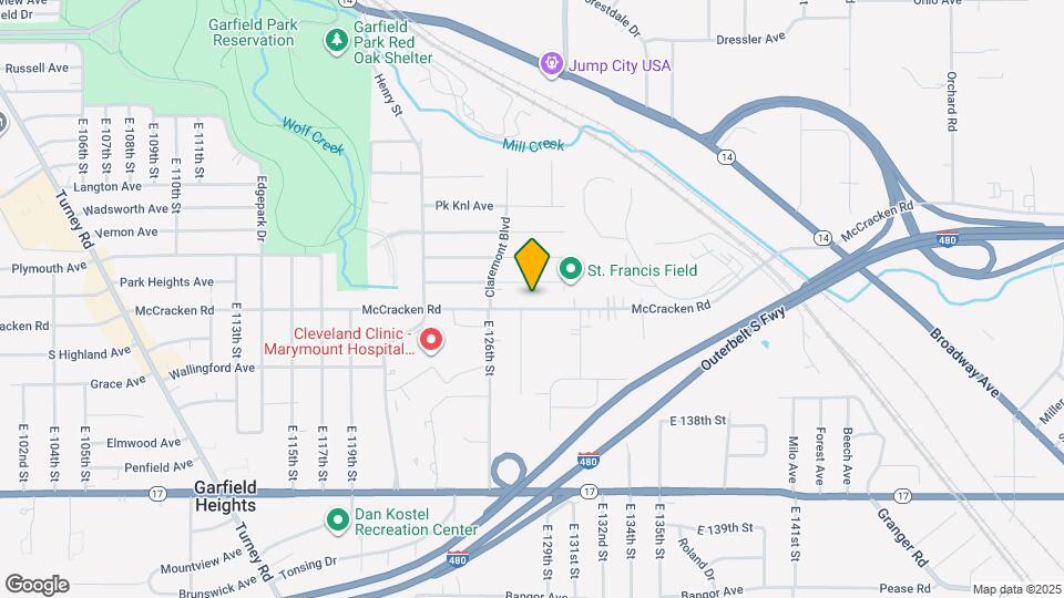 12809 McCracken Rd Map and Location Details