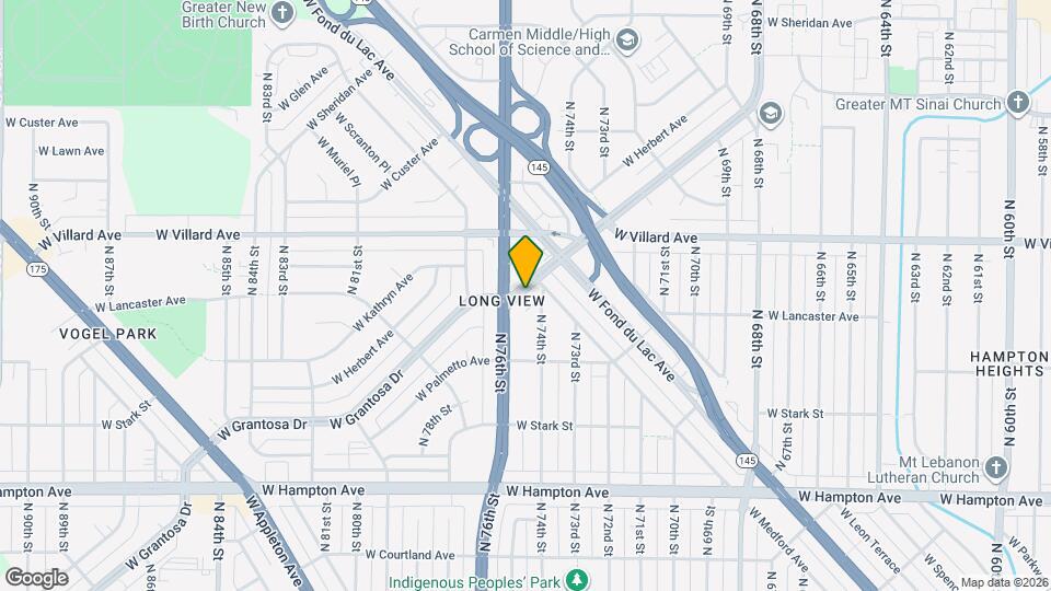 7529 W Grantosa Dr Map and Location Details