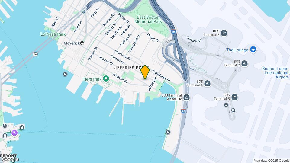 502 Sumner St, Unit #PH Map and Location Details