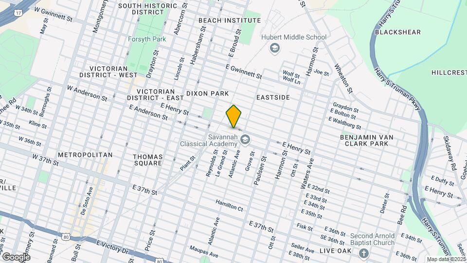 643 E Henry St Mapa y Detalles de la Ubicación