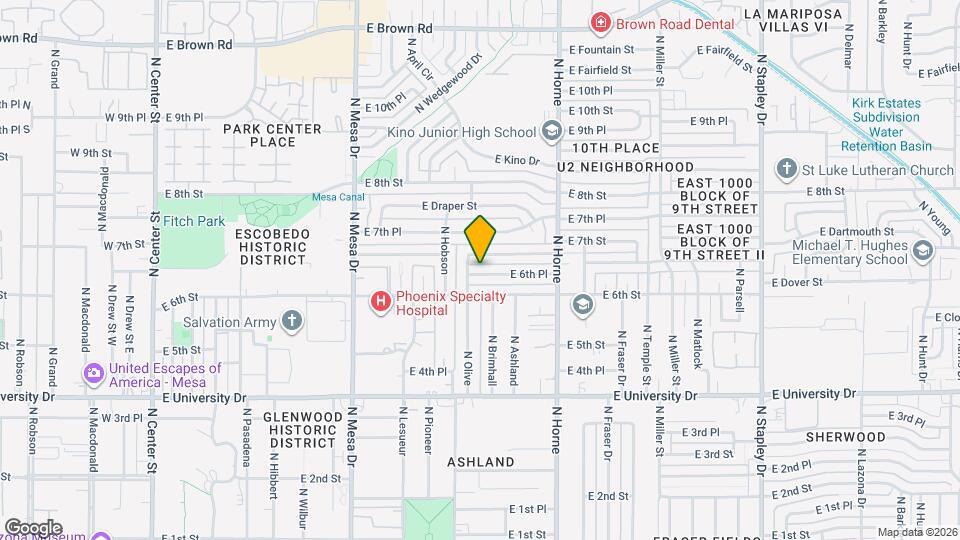 636 E 6th Pl, Unit SI ID1502668P Mapa y Detalles de la Ubicación