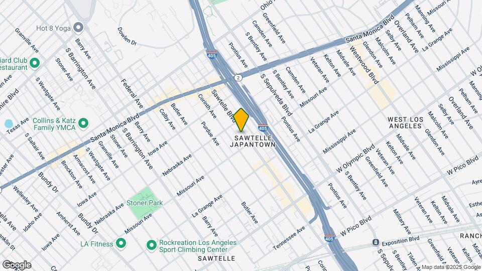 Sawtelle Pearl Mapa y Detalles de la Ubicación