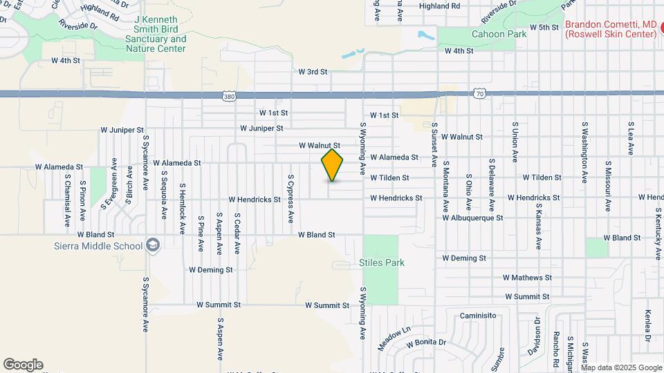 1618 W Tilden St Mapa y Detalles de la Ubicación