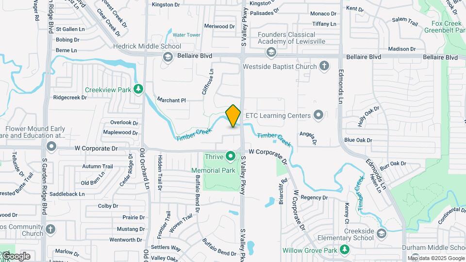 1109 Riverside Dr Map and Location Details