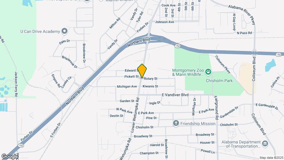 3226 Lower Wetumpka Rd Map and Location Details