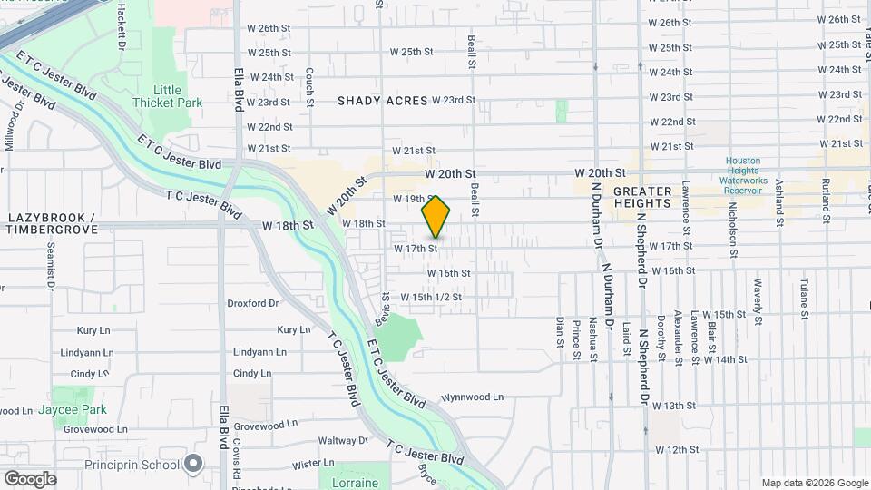 1155 W 17th St Map and Location Details