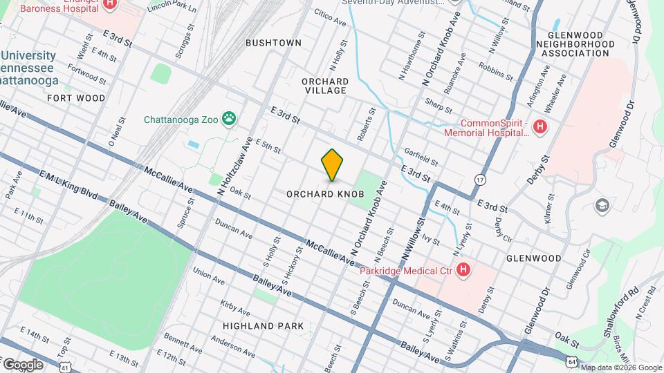 226 N Hickory St Mapa y Detalles de la Ubicación