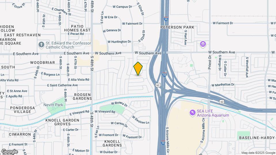 2401 W Southern Ave Map and Location Details