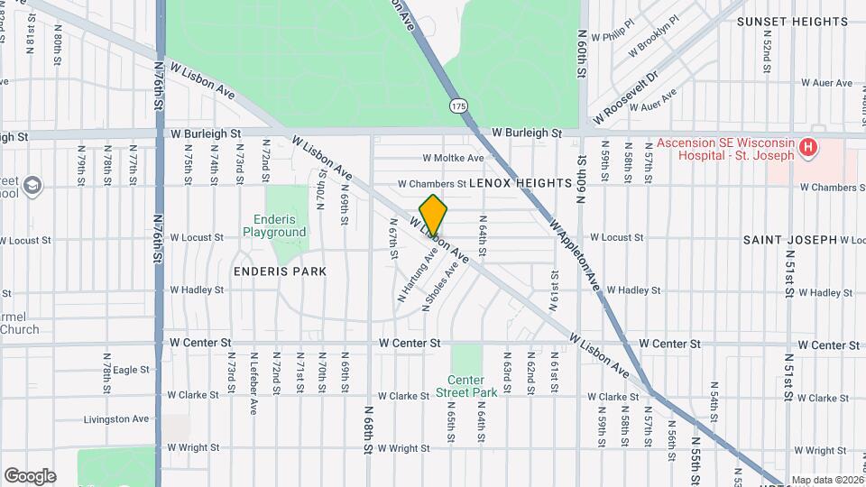 2865 N Hartung Ave Map and Location Details