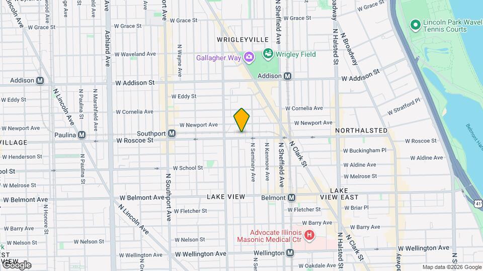 1122 W Roscoe St, Unit J06P Mapa y Detalles de la Ubicación