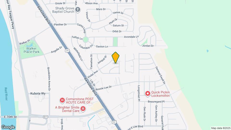 1419 Gardenia St Map and Location Details