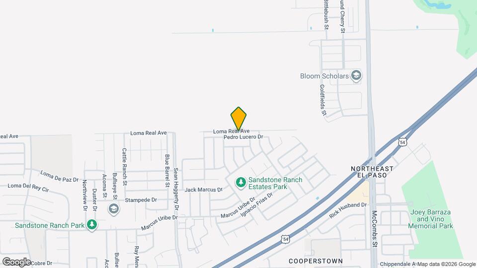 5429 Pedro Lucero Dr Map and Location Details