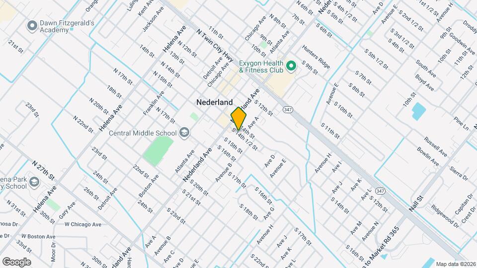 129 S 14th 1/2 St Map and Location Details