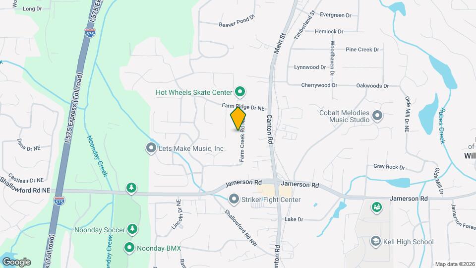 795 Farm Creek Rd NE Mapa y Detalles de la Ubicación