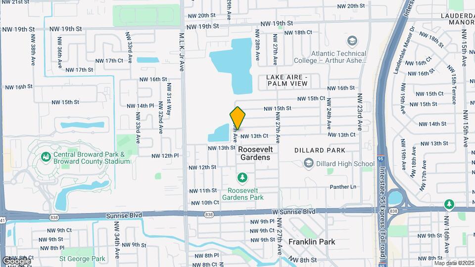 2891 NW 13th Ct Mapa y Detalles de la Ubicación
