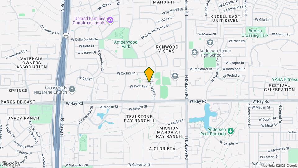 2282 W Park Ave Map and Location Details