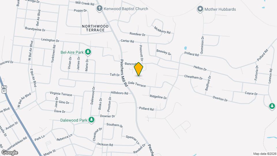 752 Bancroft Cir Map and Location Details