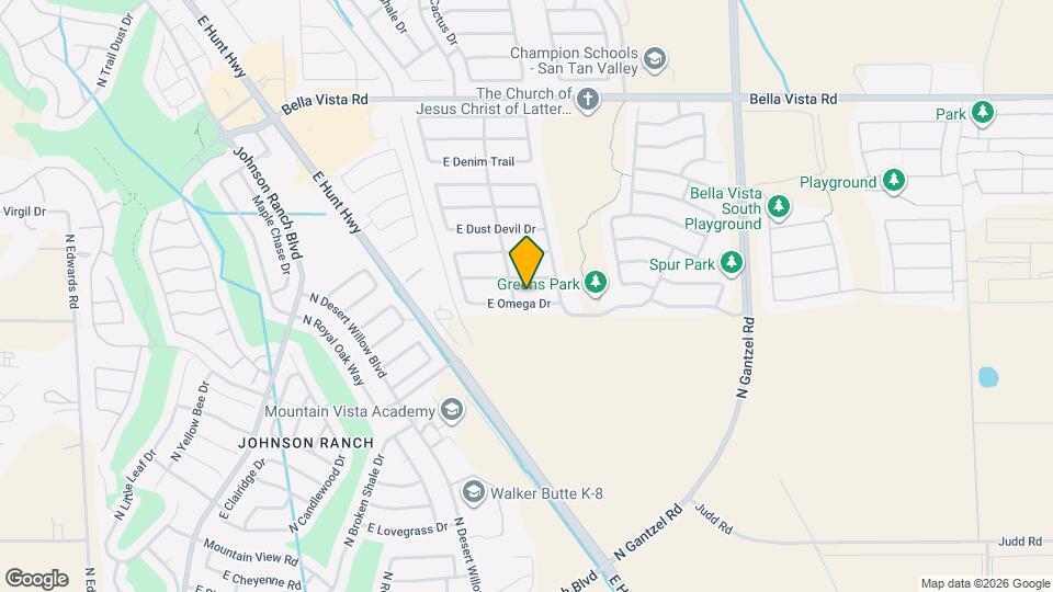 1232 E Omega Dr Map and Location Details