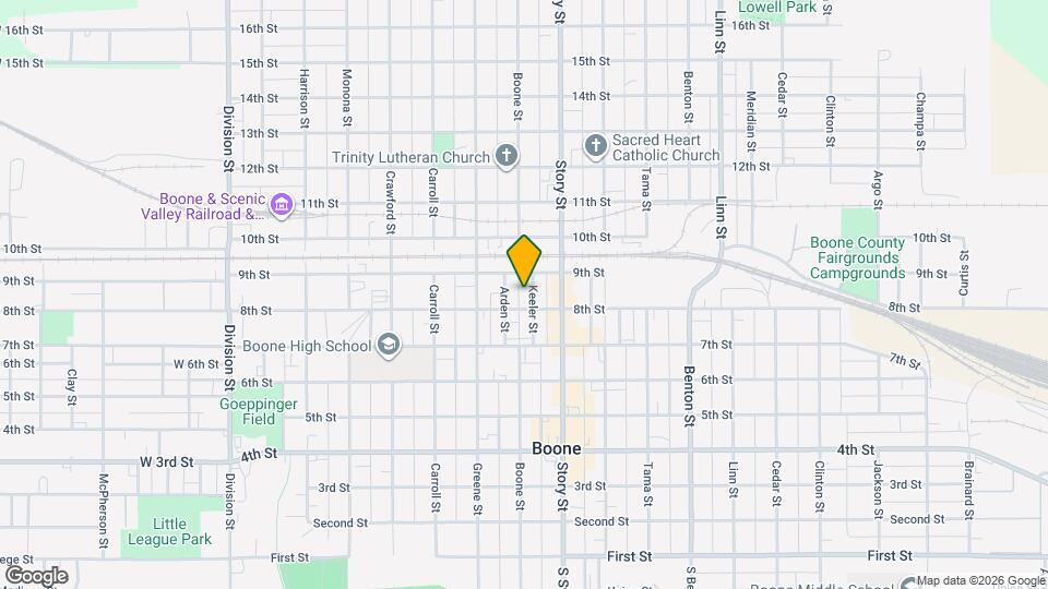 809 Keeler St Map and Location Details