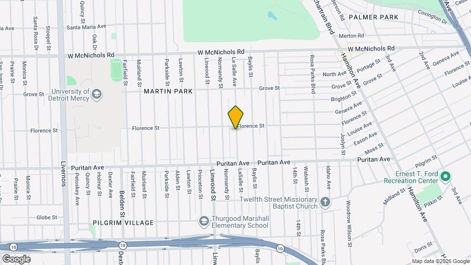 16242 La Salle Ave Map and Location Details