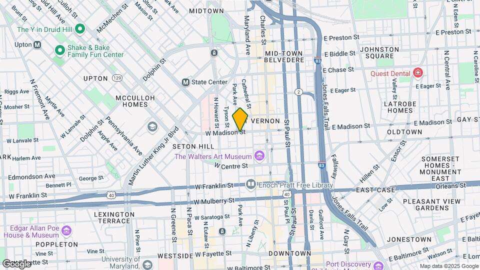 717 Park Ave Map and Location Details
